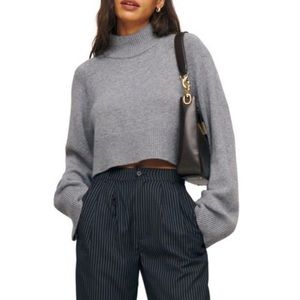 Reformation | Elvezia gray turtleneck